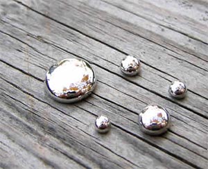 Как собрать шарики ртути?